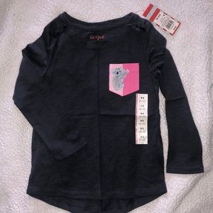 Cat & Jack, girls size 4-5 (XS) long sleeve tee